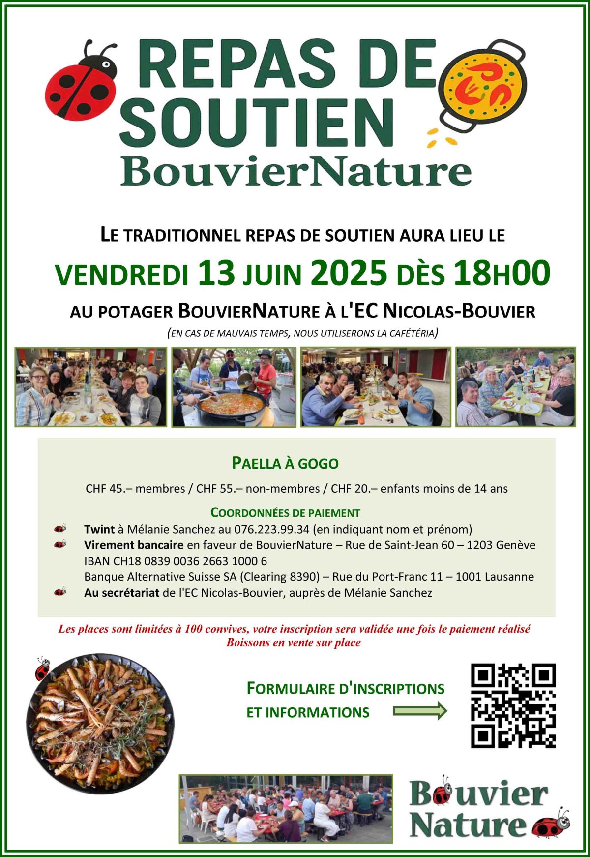 Repas de soutien BouvierNature